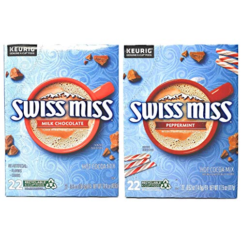 Swiss Miss Hot Cocoa K Cups Variety Pack Of 2 Flavors - Milk Cho