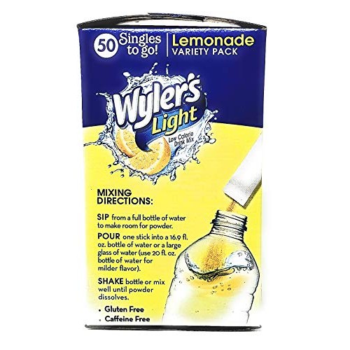 Wylers Light Lemonade Sugar / Gluten Free Bulk Variety Packs - 2