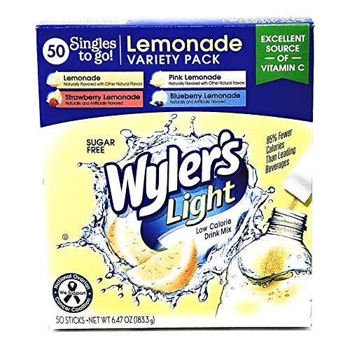 Wylers Light Lemonade Sugar / Gluten Free Bulk Variety Packs - 2