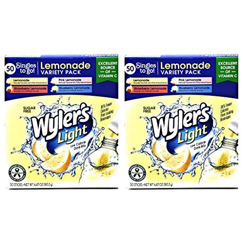 Wylers Light Lemonade Sugar / Gluten Free Bulk Variety Packs - 2