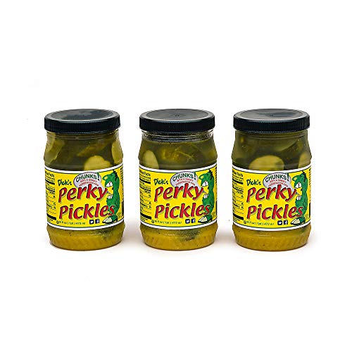 Pack Of 3 Perky Pickles With A Sweet Horseradish Kick 16 Oz