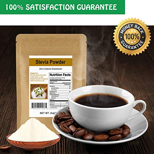 Ccnature Stevia Powder Extract Natural Sweetener Zero Calorie Su
