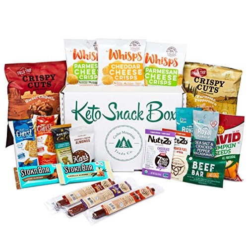Keto Snack Box 20 Count - Ultra Low Carb Snacks, Ketogenic Fri