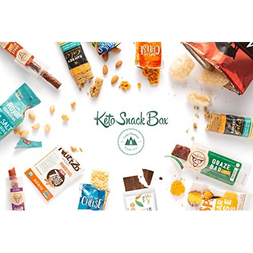 Keto Snack Box 20 Count - Ultra Low Carb Snacks, Ketogenic Fri