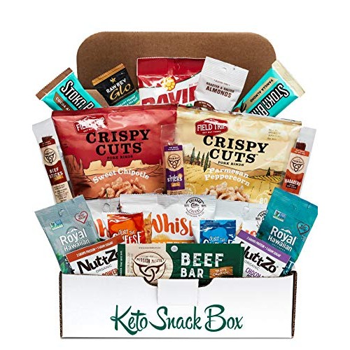 Keto Snack Box 20 Count - Ultra Low Carb Snacks, Ketogenic Fri