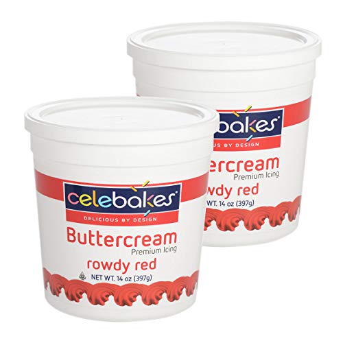Celebakes by CK Products 14 oz Red Decorating Buttercream Icing,...