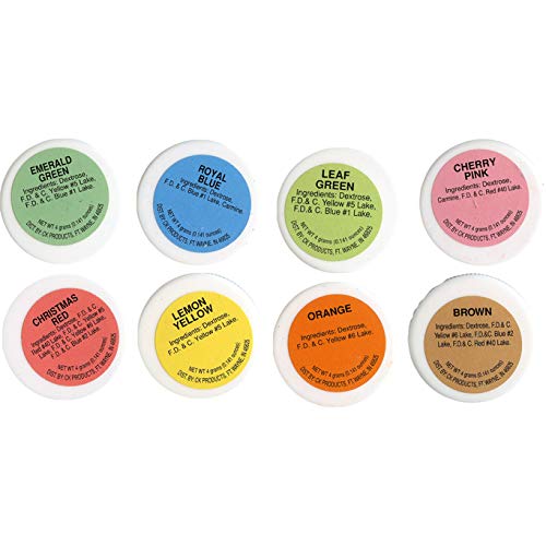 Celebakes Powdered Food Coloring 8-Color Kit