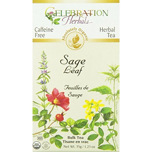 Celebration Herbals Tea Loosepack Herbal Organic Sage Leaf -- 35 G