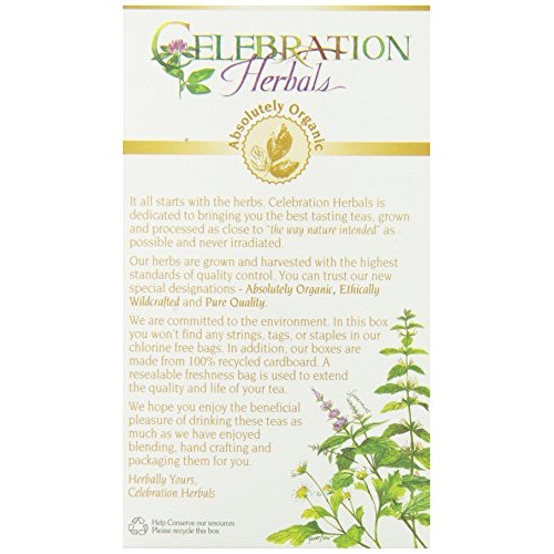 Celebration Herbals Organic Turmeric Ginger Lemon Blend, 24 Bags