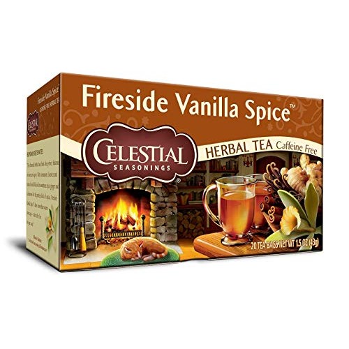 Celestial Seasonings Fireside Vanilla Spice Herbal Tea, Pack Of 2