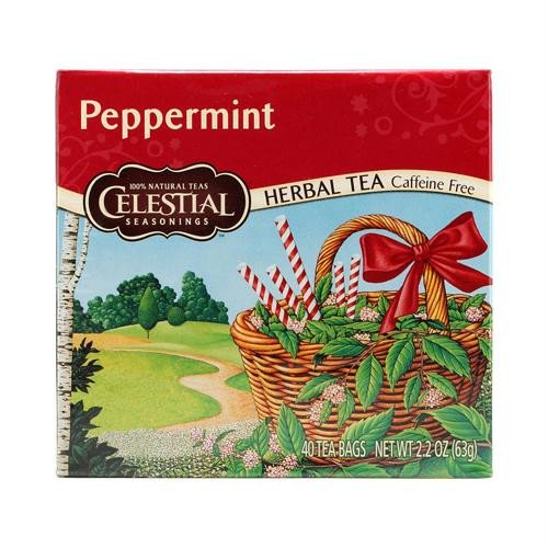 Celestial Seasonings Herb Tea,Peppermint, 40 Bag