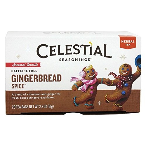 Gingerbread Spice Holiday Herb Tea - 20 Bags,Celestial Seasonings