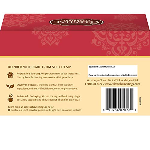 Celestial Seasonings African Red Herbal Tea, Rooibos Madagascar