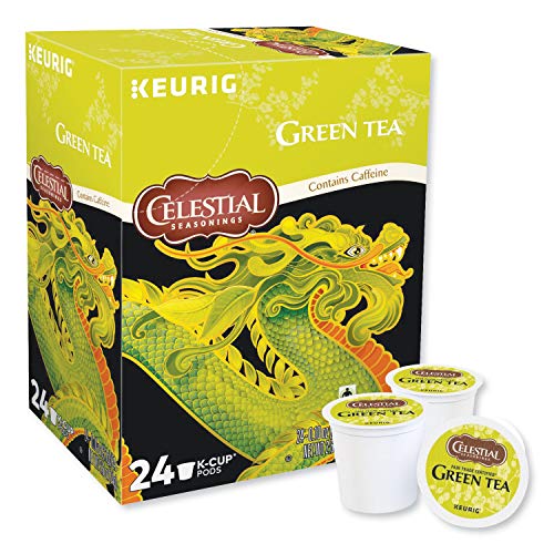 Celestial Seasonings Authentic Green Tea, K-Cup Portion Pack for...