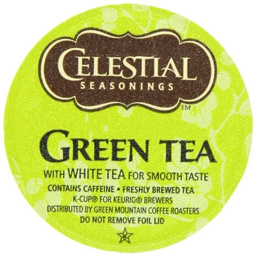 Celestial Seasonings Authentic Green Tea, K-Cup Portion Pack for...