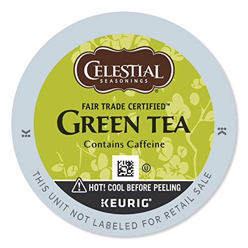 Celestial Seasonings Authentic Green Tea, K-Cup Portion Pack for...