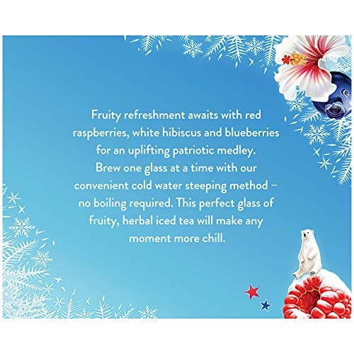 Celestial Seasonings Cold Brew Iced Tea, Red, White & Blueberry,...