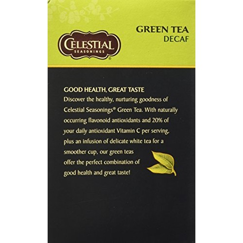 Celestial Seasonings Decaf Green Tea Bags - 40 Ct