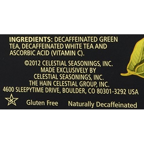 Celestial Seasonings Decaf Green Tea Bags - 40 Ct