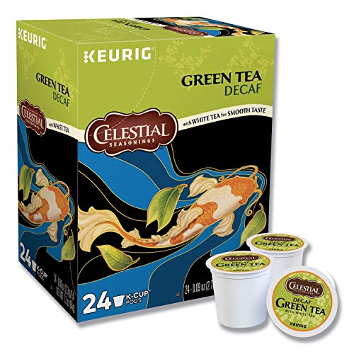 Celestial Seasonings Decaf Green Tea, Single-Serve Keurig K-Cup ...