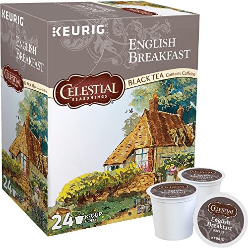 Celestial Seasonings English Breakfast Tea Single-Serve K-Cup,
