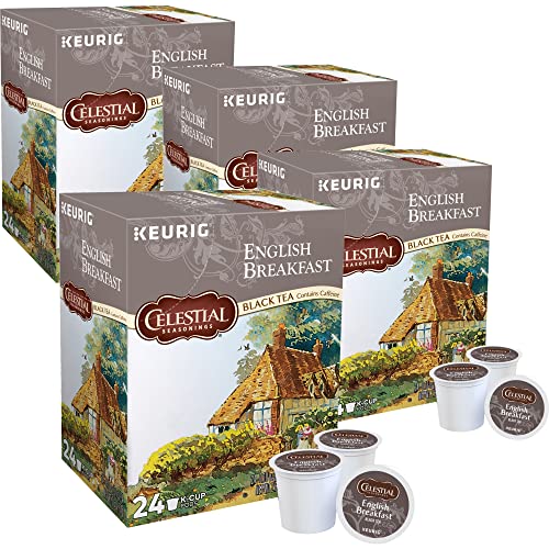 Celestial Seasonings English Breakfast Tea Single-Serve K-Cup,