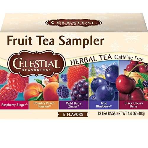 Celestial Seasonings Fruit Tea Sampler, 18 Ct