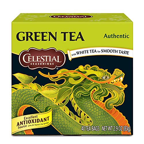 Celestial Seasonings Green Tea, Authentic, Contains Caffeine, 40...