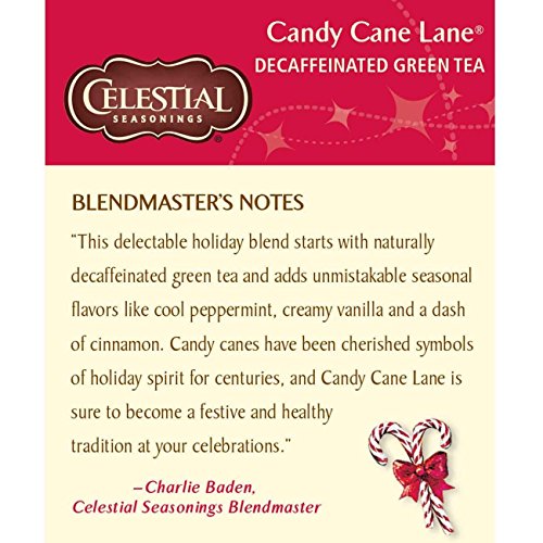 Celestial Seasonings Green Tea, Decaffeinated Candy Cane Lane, 2