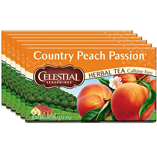 Celestial Seasonings Herbal Tea, Country Peach Passion, 20 Count