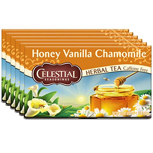 Celestial Seasonings Herbal Tea, Honey Vanilla Chamomile, 20 Cou