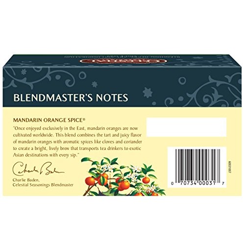 Celestial Seasonings Herbal Tea, Mandarin Orange Spice, 20 Count