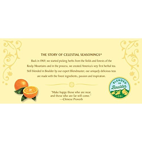 Celestial Seasonings Herbal Tea, Mandarin Orange Spice, 20 Count