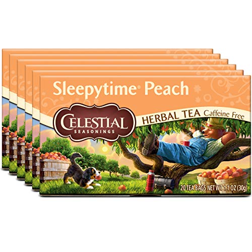 Celestial Seasonings Herbal Tea, Sleepytime Peach, 20 Count Pac
