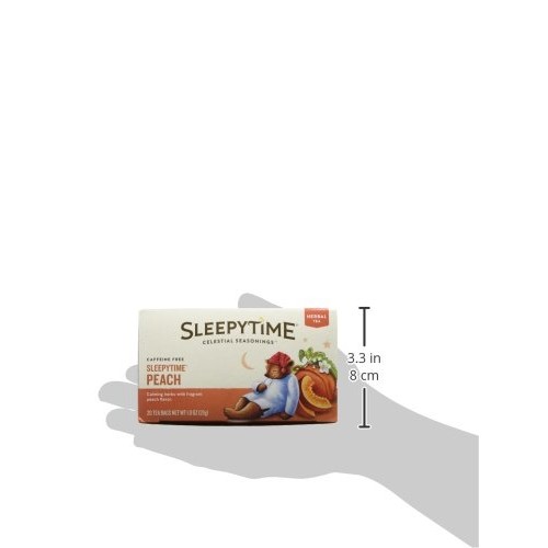 Celestial Seasonings Herbal Tea, Sleepytime Peach, 20 Count Pac