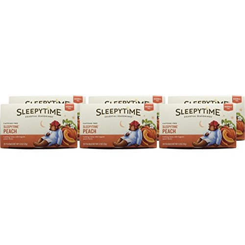Celestial Seasonings Herbal Tea, Sleepytime Peach, 20 Count Pac