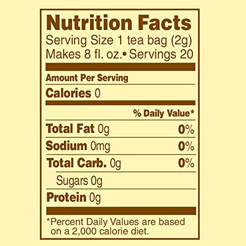 Celestial Seasonings Herbal Tea, True Blueberry, 20 Count Pack