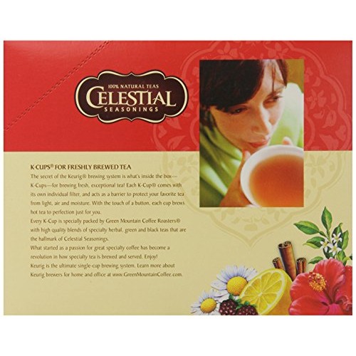 Celestial Seasonings India Spice Chai Black Tea, Single-Serve Ke