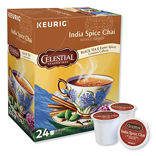 Celestial Seasonings India Spice Chai Black Tea, Single-Serve Ke