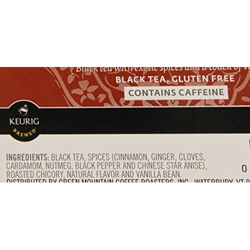 Celestial Seasonings India Spice Chai Black Tea, Single-Serve Ke