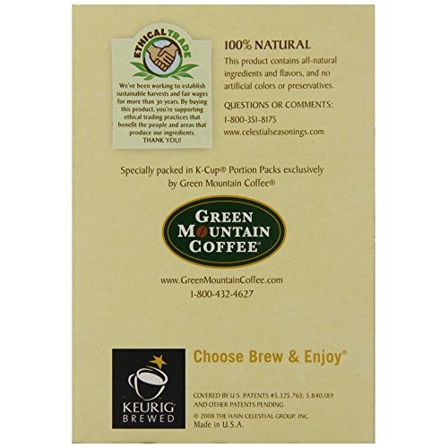 Celestial Seasonings Lemon Zinger Herbal Tea, Single-Serve Keuri