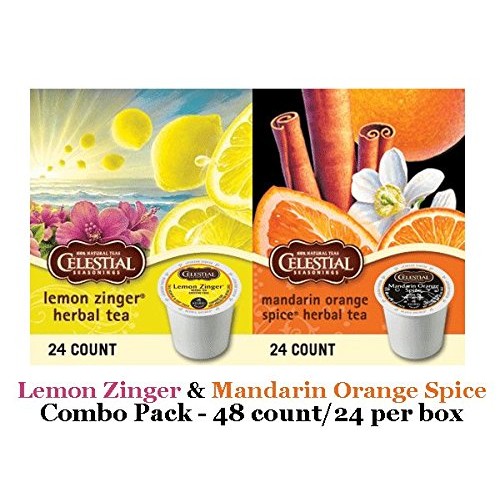 Celestial Seasonings - Mandarin Orange Spice &Amp; Lemon Zinger K-Cu