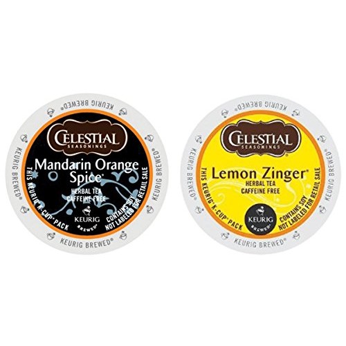 Celestial Seasonings - Mandarin Orange Spice &Amp; Lemon Zinger K-Cu