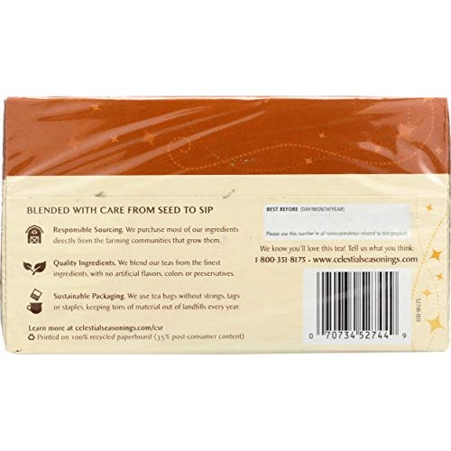 Celestial Seasonings Tea Caramel Apple Dream 20 Bags