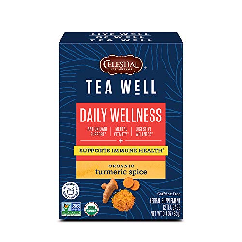 Celestial Seasonings Teawell Herbal Tea, Daily Wellness, Organic