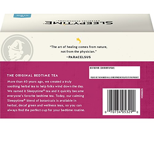 Celestial Seasonings Wellness Tea, Sleepytime Echinacea Complete