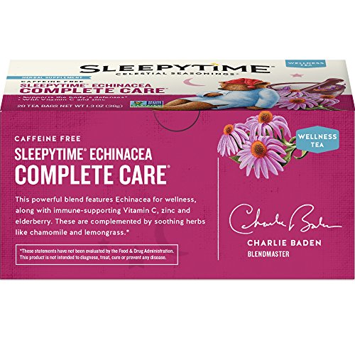 Celestial Seasonings Wellness Tea, Sleepytime Echinacea Complete