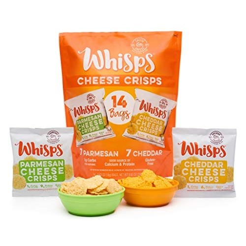 Cello Whisps All Natural Non-Gmo Gluten Free Cheese Cheddar &Amp; Pa