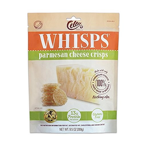 Cello Whisps Parmesan Cheese Crisp,Value 2 Pack 9.5 Ounce Each