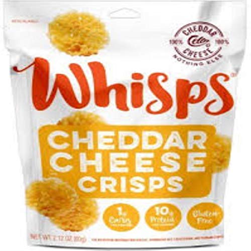 Cello Whisps Pure Parmesan Cheese Crisps, 12 Pack Of 2.12 Ounce
